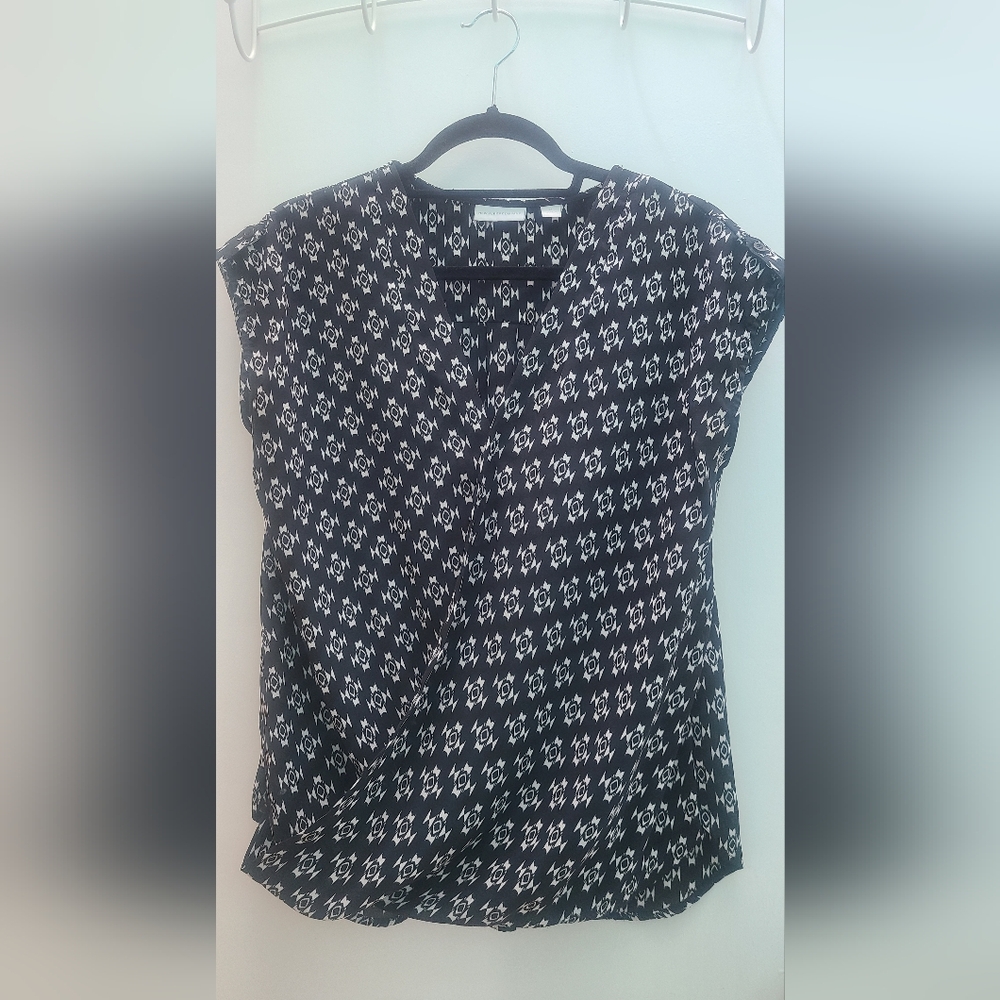 New York and Company Printed Blouse, small